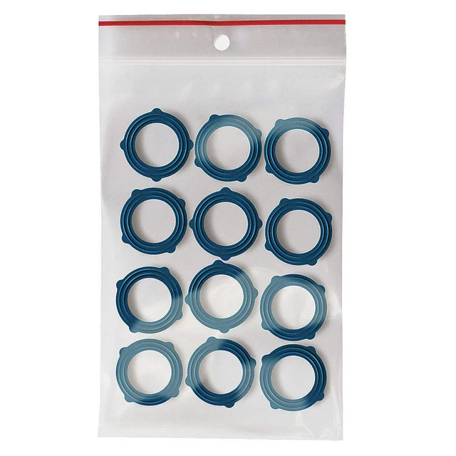 SANI-LAV W12 Garden Hose Washer,Viton,Blue,3/4",PK12