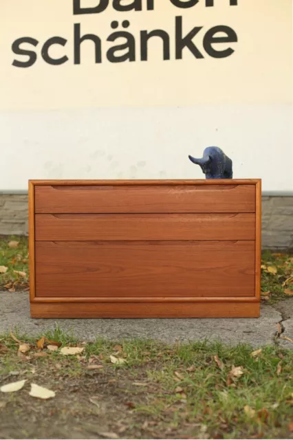 True Vintage Teck Commode 60er Lowboard 60s Danish Modern Buffet Babykommode