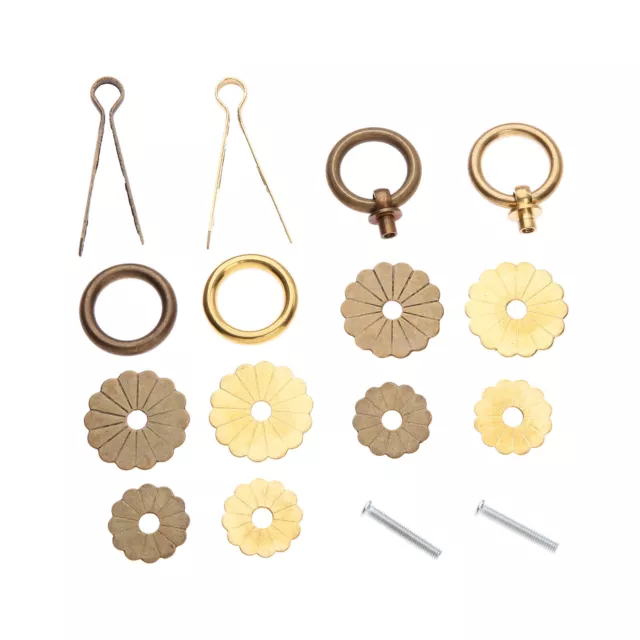 Vintage Style Brass Wardrobe Pull Handles Cabinet Drawer Door Closet Cupboard