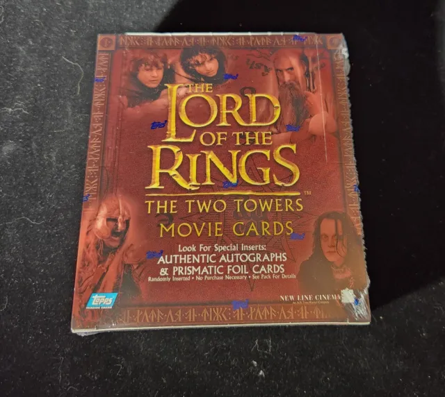Lord of the Rings: The Two Towers Trading Cards - Sealed RETAIL Box - Topps