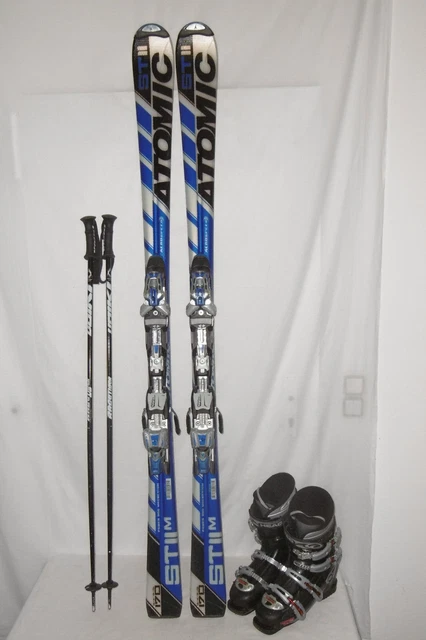 Atomic " St Ii " Top Ski Allround Carver 170 Cm + Skischuhe Gr: 43 Im Set.