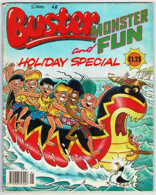 Buster & Monster Fun 1994 summer holiday special comic Faceache - combined P&P