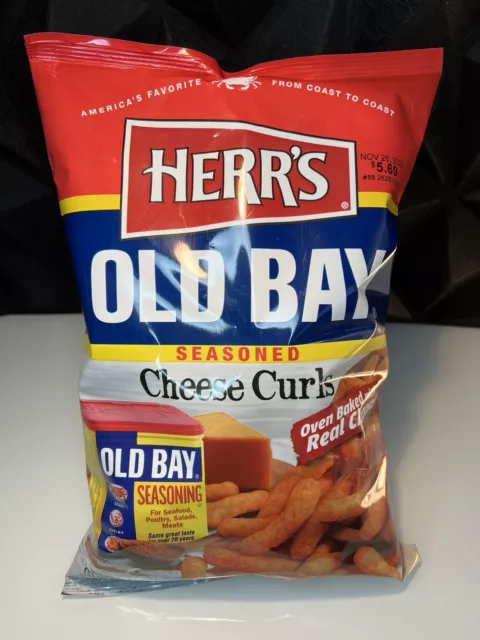 Brand New Herr's Old Bay Seasoned Maryland Cheese Curls (1-Pack)