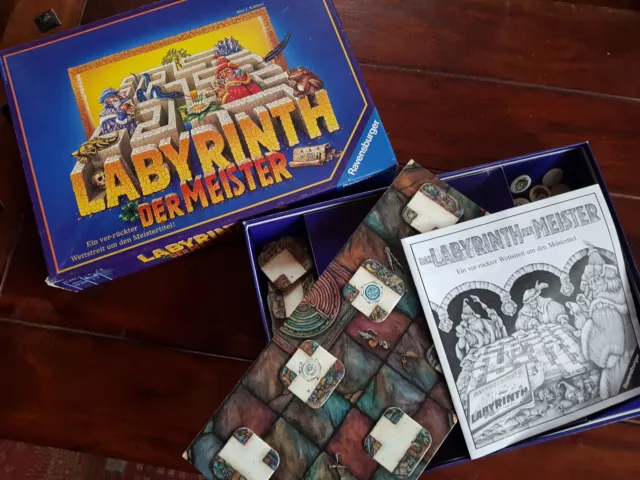 Das Labyrinth der Meister von RAVENSBURGER Version von 1991, Super Zustand!!