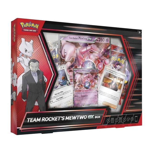TEAM ROCKET’S MEWTWO ex Box - Destined Rivals & Journey Together ...