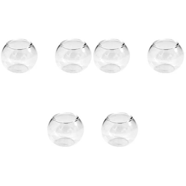 6 pcs Doll Doll Miniatures Simulation Fish Taping Miniature Goldfish Bowl