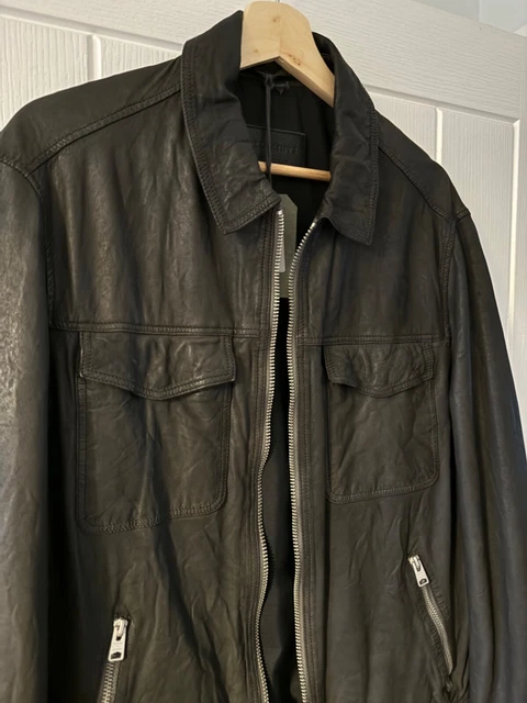Allsaints garter deals leather jacket