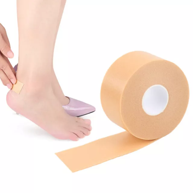 1 Roll Foam Cotton Heel Sticker Tape Heel First Aid Blister Pedicure Pad Ins`yk 2