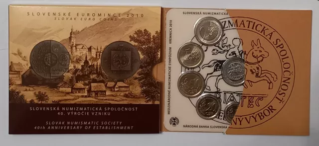 SLOWAKEI 2010 KMS MÜNZEN SATZ- Numismatische Gesellschaft