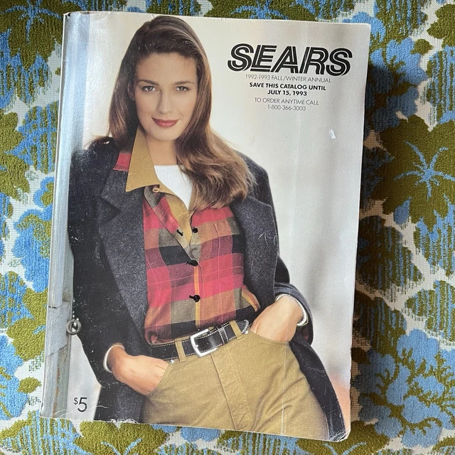 SEARS 9293 FALL Winter Big Catalog Fashion Furniture Electronics USA