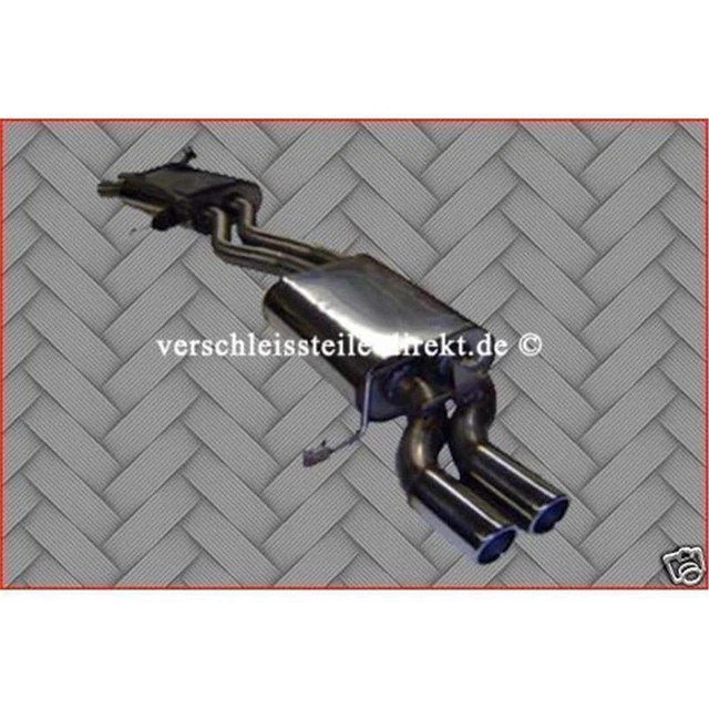 Scarico Sportivo Acciaio Inox Audi V8 D11 3,6l FOX 2x70mm ABE AU020002-126 - MAGAZZINO