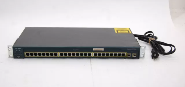 Lesen Cisco 2950 WS-C2950-24 24-Port 10/100Mbps Verwaltet Netzwerk Switch Ein
