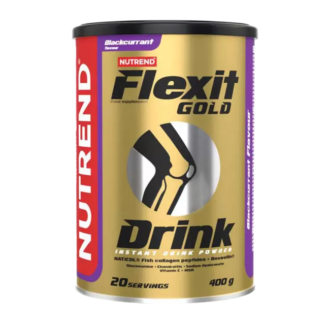 Nutrend Flexit Gold Drink blackcurrant, 400 g