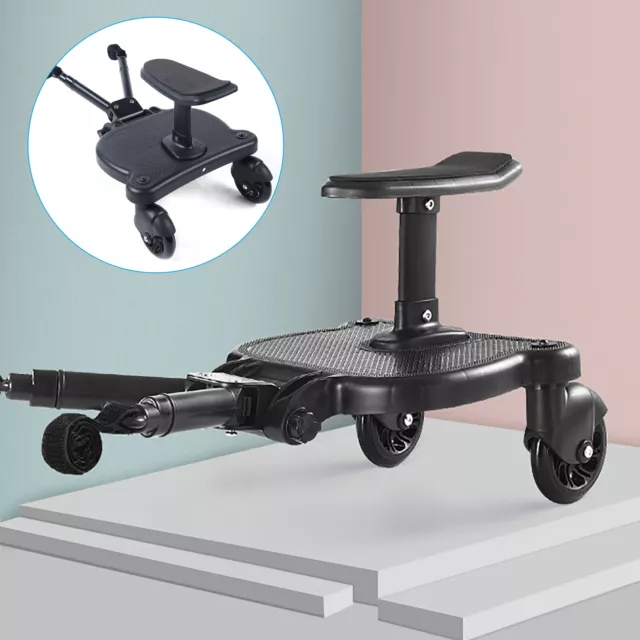 25 kg universal Buggy Board Kiddyboard con asiento estribo para cochecito NUEVO