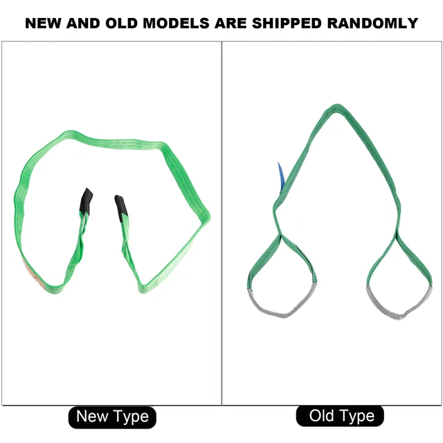 2T Flat Lifting SlingPolyester Crane Lift Webbing Straps Rigging3 Meters
