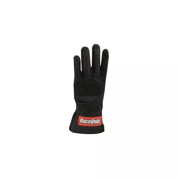 Racequip 355 Series Black XXS Double Layer Leather Palm Racing Gloves 3550090