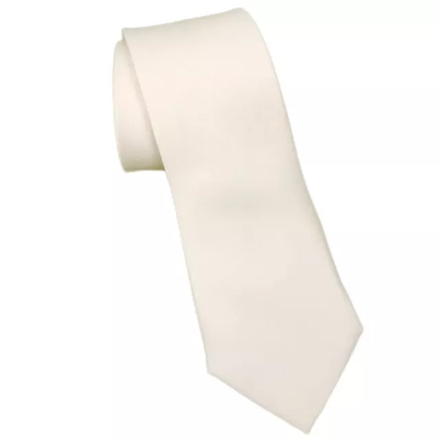 Polyester Silk Men White Embryo Tie Sublimation Blank Neckties Solid White DIY