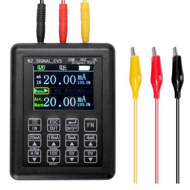 Handheld Digitaler Signalgenerator, 0-10V 0-22mA Einstellbare Spannungsstromsignalgenerator Analoger Simulator, Strom-Spannungs signal generator Stromspannung Analoger für SPS System Debugging Handheld Digitaler Signalgenerator, 0-10V 0-22mA Einstellbare Spannungsstromsignalgenerator Analoger Simulator, Strom-Spannungs signal generator Stromspannung Analoger für SPS System Debugging