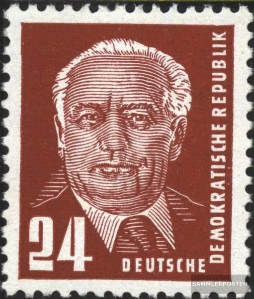 DDR 324v a X I geprüft Bedarfsstempel gestempelt 1952 Präsident Wilhelm Pieck (I