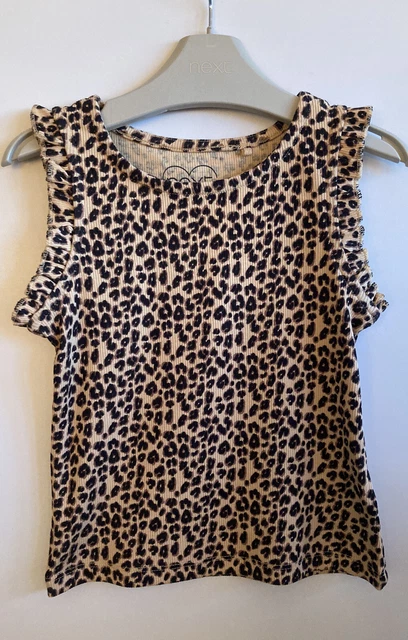 *Pretty Girls Next Animal Print Summer Vest Top Age 3-4 Years*VG Condition*
