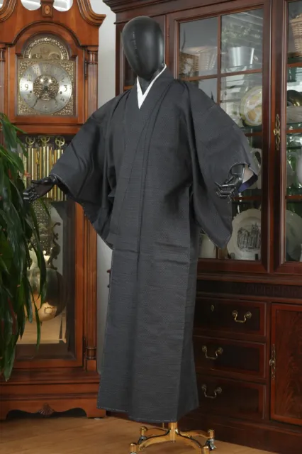 Dear Vanilla Japanese Kimono Men's Robe Gown Authentic Japan Vintage Mint