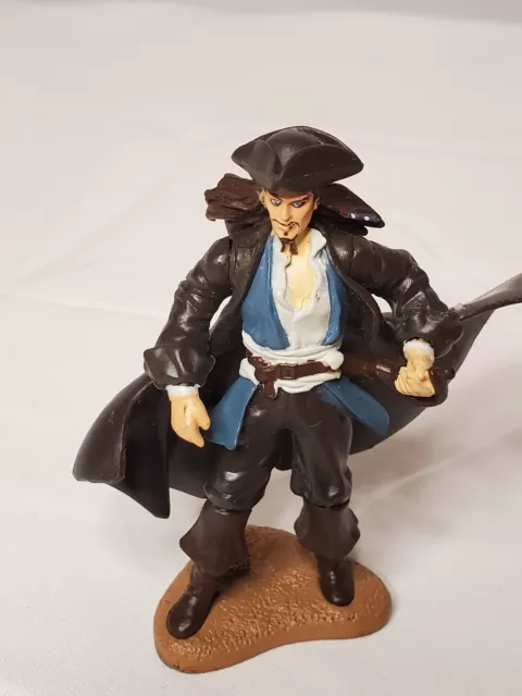 Disney Pirates Of The Caribbean Captain Jack Sparrow 3.5" Cake Topper PVC Figure