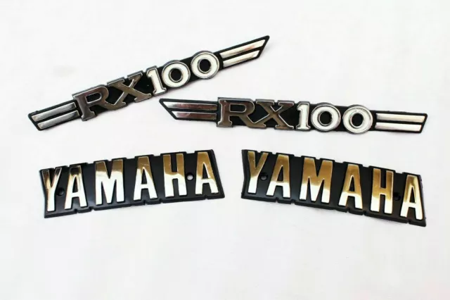 Per Yamaha RX100 Benzina Carburante Serbatoio & Lato Cover Monogram Decalcomania