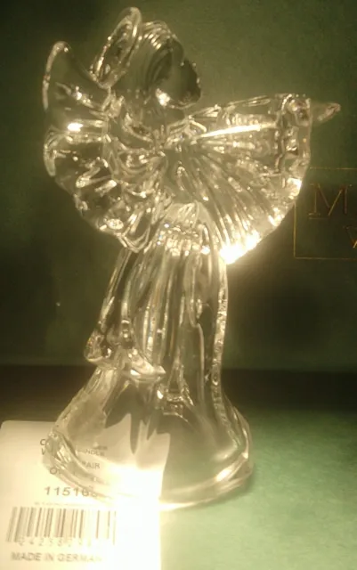 Marquis Waterford Crystal Angel Candle Stick Holder Figurine Set of 2 Germany 3