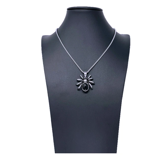 Cimenexe Punk Nero Velluto Ragno Collana Girocollo Velluto Ragno Collana Ciondolo Ragno D'argento Collana Collare Gotico Halloween Collana Gioielli Per Donne E Ragazze Regali