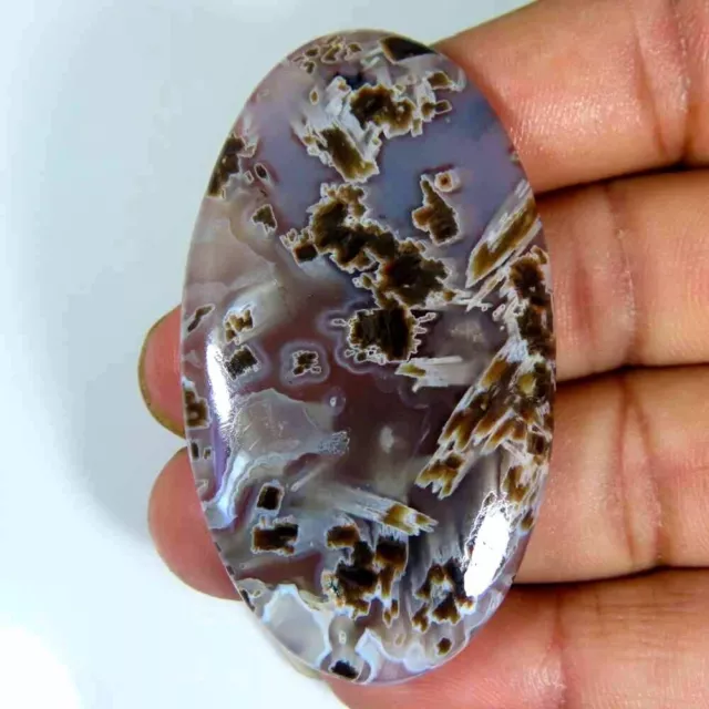 103.20Cts.100%Natural Turkish Stick Agate Oval Cabochon 32x56x7mm Top Gemstones