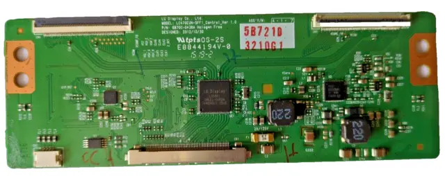 Toshiba TV - T-CON Board 6870C-0438A LC470EUN-SFF1_Control_Ver 1.0 LG TCON