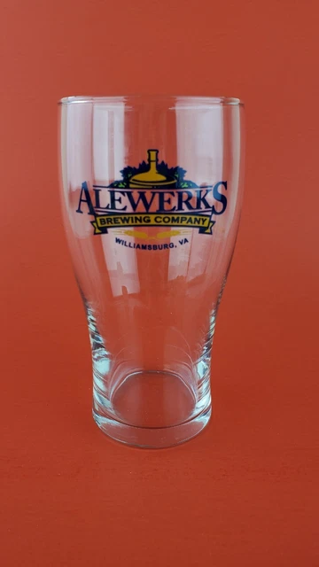 Alewerks Brewing Company Williamsburg, VA- Beer Pint Glass
