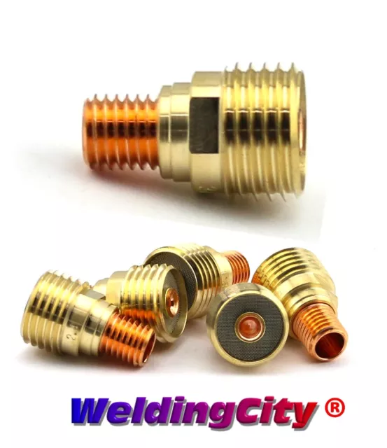 WeldingCity® 2-pk Gas Lens Collet Body 45V44 3/32" for TIG Welding Torch 9/20/25