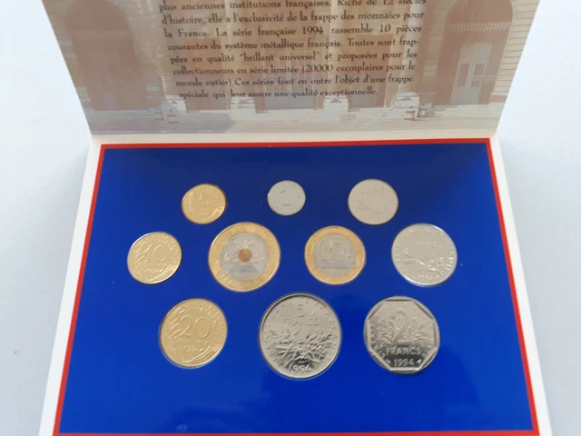 Coffret BU 1994 RARE 20 Fr Mont ST Michel  Brillant Universel . 3