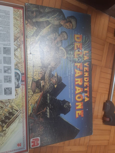 Jumbo 1989 La Vendetta del Faraone Gioco da Tavolo Completo