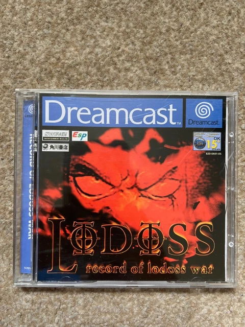 Record Of Lodoss War Sur Sega Dreamcast – Neuf, Version PAL Française