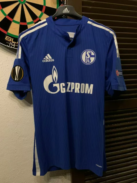 FC Schalke Spielertrikot Nr.21 SCHÖPF matchworn Europa League Trikot -Österreich