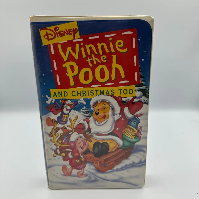 DISNEY WINNIE THE Pooh And Christmas Too VHS 1996 Animated Holiday ...