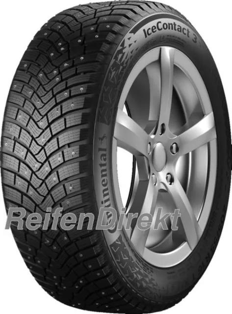 2x 225/70 R16 107T XL bespiked M+S mit FR Continental IceContact 3 Winterreifen