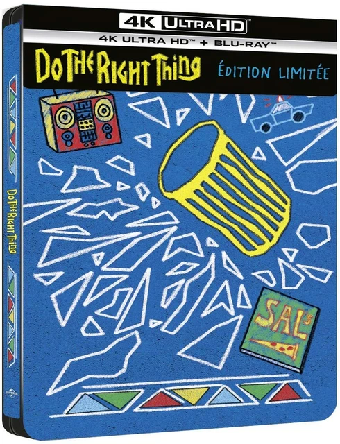 Coffret Do The Right Thing 4K Ultra HD SteelBook édition collector limitée neuf