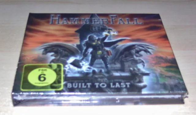 Hammerfall Built To Last Cd + Dvd Im Mediabook Schneller Versand Neu & Ovp 3