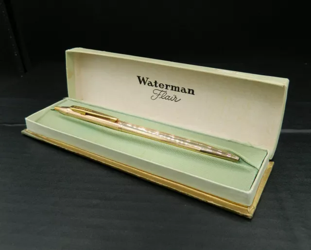 OB59 - Vintage WATERMAN FLAIR Stylo à Bille, années 1950