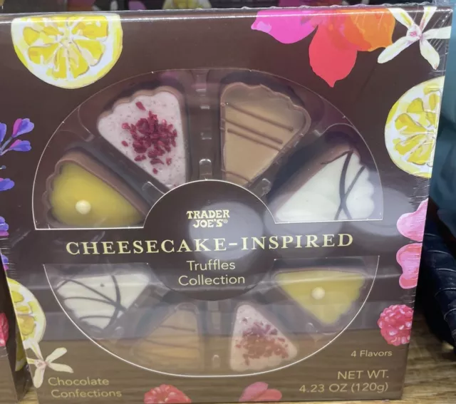 TRADER JOE'S CHEESECAKE Inspired Truffles Belgian Chocolate Confections ...