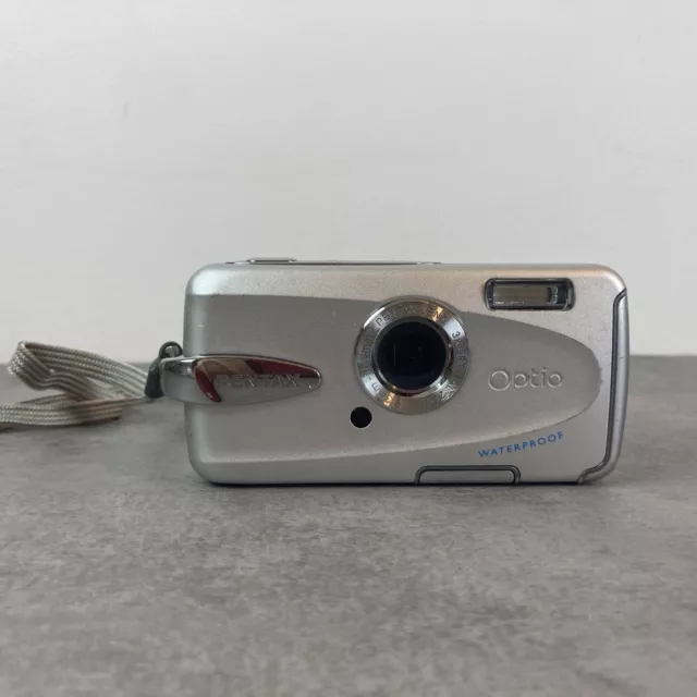 Pentax Optio W30 7.1 MP 3X Zom Waterproof Digital Camera No Battery/Charger