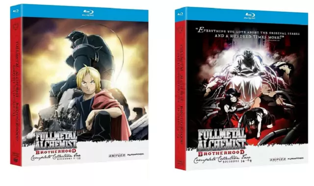 Fullmetal Alchemist: Brotherhood The Complete Series 1&2 Episodes 1-64 (Blu-ray)