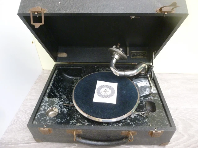decca 78 gramophone working