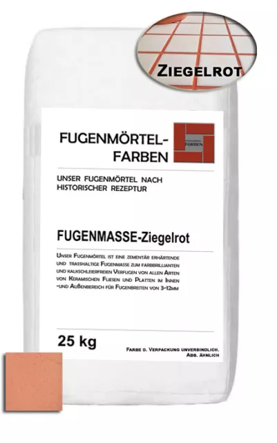 FUGENMÖRTEL ZIEGEL ROT Fugenmasse Rot Fugenfüller Fugenbunt Ausfugmasse Fliese