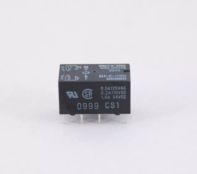 Omron G5V-2-H1, High Sensitivity Signal PCB Relays, 1A  DPCO/DPDT, 5V/12V/24VDC