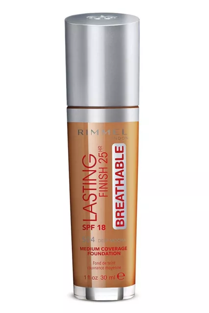 Rimmel London langlebige Oberfläche Foundation 25Hr LSF20 30ml tiefer Mokka #504