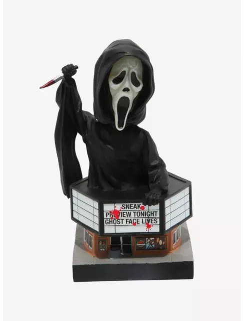 Royal Bobble Scream Ghost Face Glow-In-The Dark Bobblehead Hot Topic Exclusive